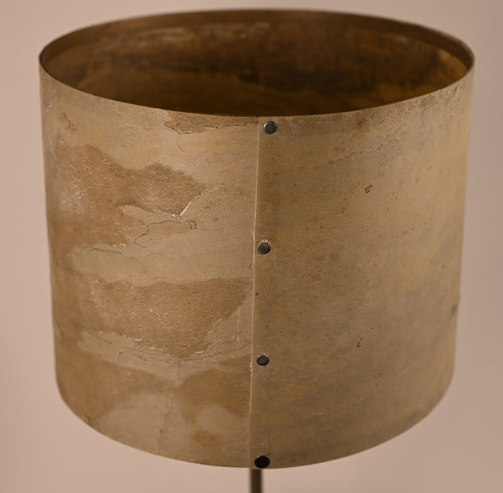 Détail de l'abat jour fabrication artisanale Atelier Maus