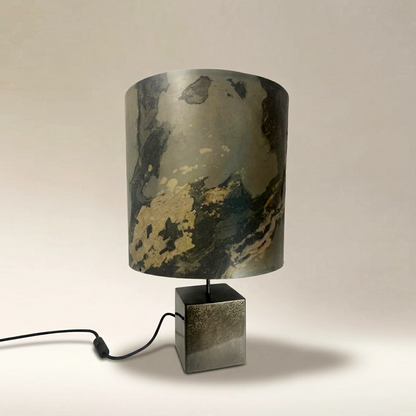 Lampe Cassini Nova en acier et ardoise rustique | Atelier Maus