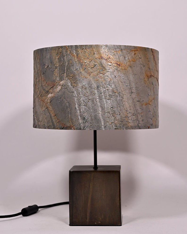 Abat-Jour en feuille de mica Burning forest . Lampe Atelier Maus. Fabrication artisanale française