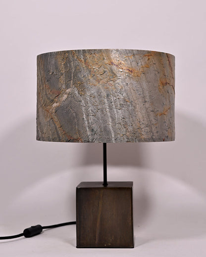 Abat-Jour en feuille de mica Burning forest . Lampe Atelier Maus. Fabrication artisanale française