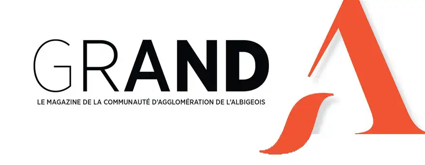 Logo du magazinz Grand A de la communauté d'agglomération de l'albigeois