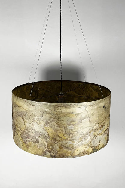  Suspension en ardoise pierre de lune naturelle Thessalie, éteinte. Pièce unique artisanale, Atelier Maus.
